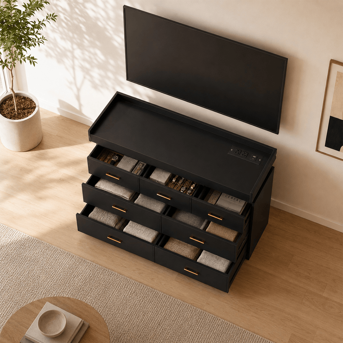 5/ 6/ 7/ 8/ 9/ 10/ 12/ 16 Drawer Dresser Modern Chest of Drawers