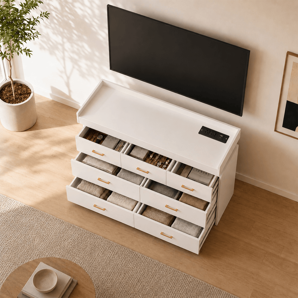 5/ 6/ 7/ 8/ 9/ 10/ 12/ 16 Drawer Dresser Modern Chest of Drawers