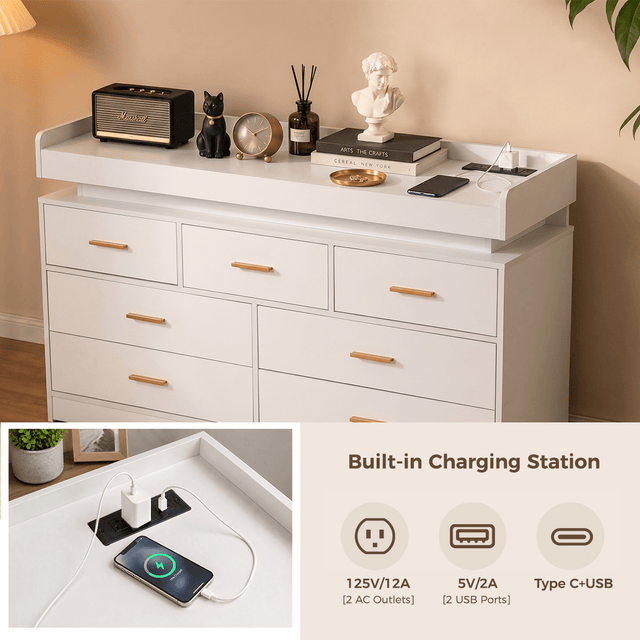 5/ 6/ 7/ 8/ 9/ 10/ 12/ 16 Drawer Dresser Modern Chest of Drawers