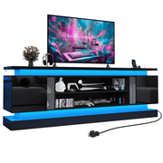 71"/ 81" Modern Electric Fireplace TV Stand Entertainment Center