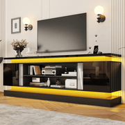 71"/ 81" Modern Electric Fireplace TV Stand Entertainment Center