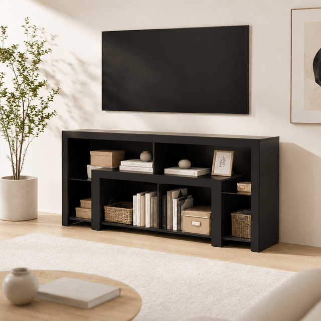 Electric Fireplace 82"/ 94.5" TV Stand Entertainment Center