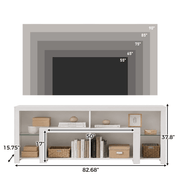 Electric Fireplace 82"/ 94.5" TV Stand Entertainment Center