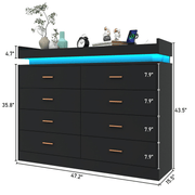 5/ 6/ 7/ 8/ 9/ 10/ 12/ 16 Drawer Dresser Modern Chest of Drawers