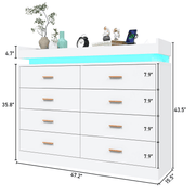5/ 6/ 7/ 8/ 9/ 10/ 12/ 16 Drawer Dresser Modern Chest of Drawers
