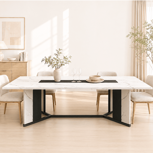 71"/ 78"/ 94" Rectangle Wood Kitchen Dining Room Table