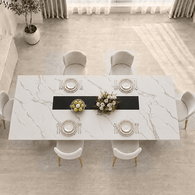 71"/ 78"/ 94" Rectangle Wood Kitchen Dining Room Table