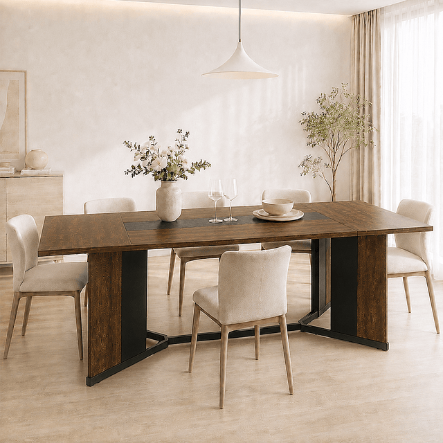 71"/ 78"/ 94" Rectangle Wood Kitchen Dining Room Table