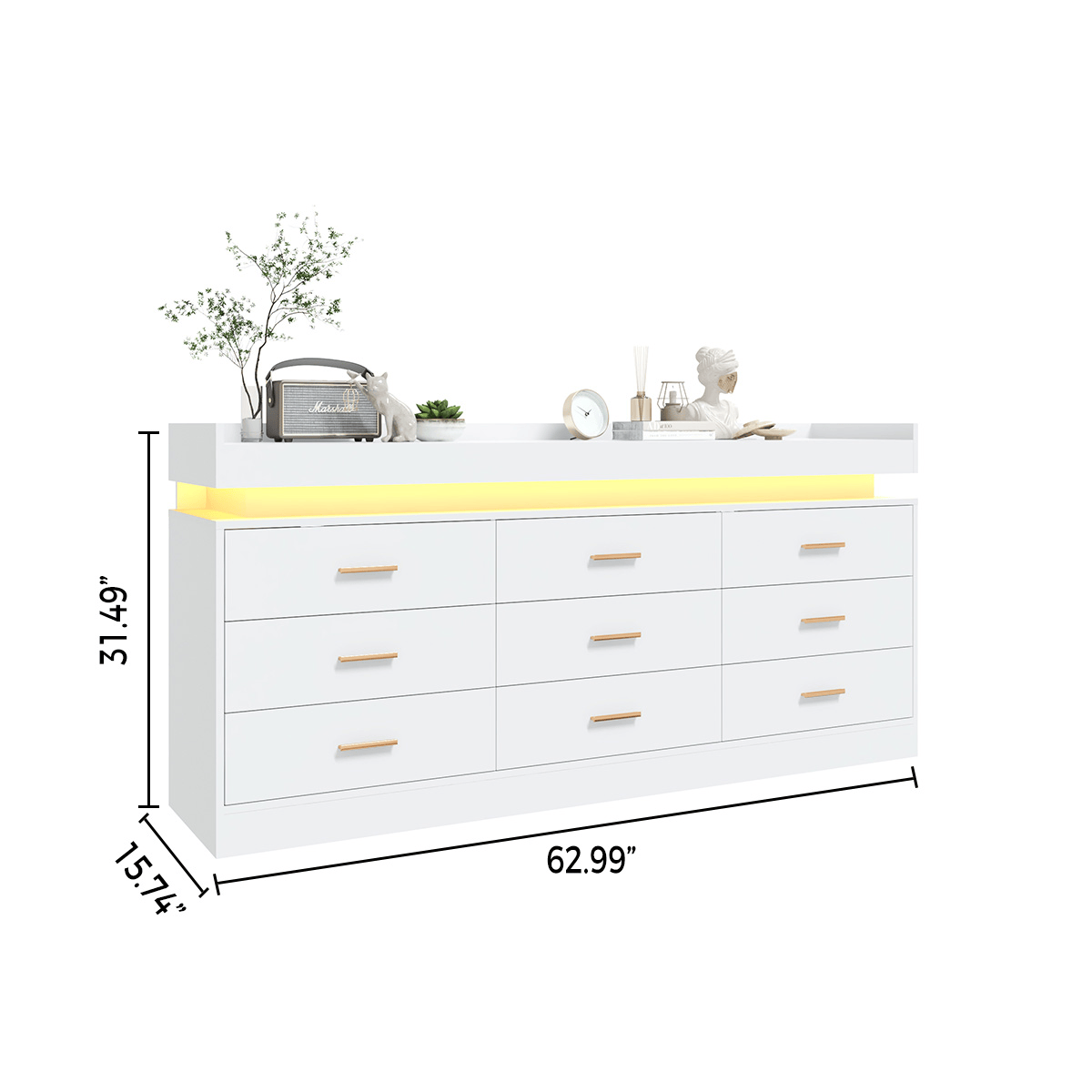 5/ 6/ 7/ 8/ 9/ 10/ 12/ 16 Drawer Dresser Modern Chest of Drawers