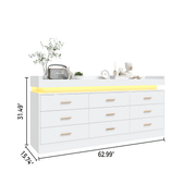 5/ 6/ 7/ 8/ 9/ 10/ 12/ 16 Drawer Dresser Modern Chest of Drawers