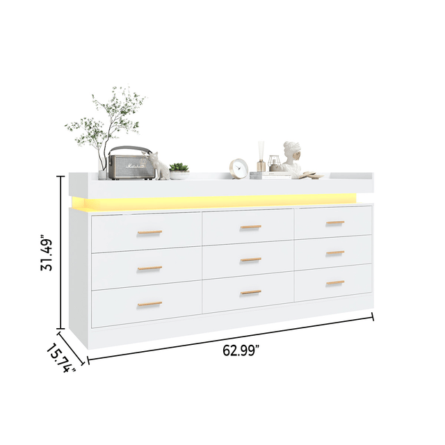 5/ 6/ 7/ 8/ 9/ 10/ 12/ 16 Drawer Dresser Modern Chest of Drawers