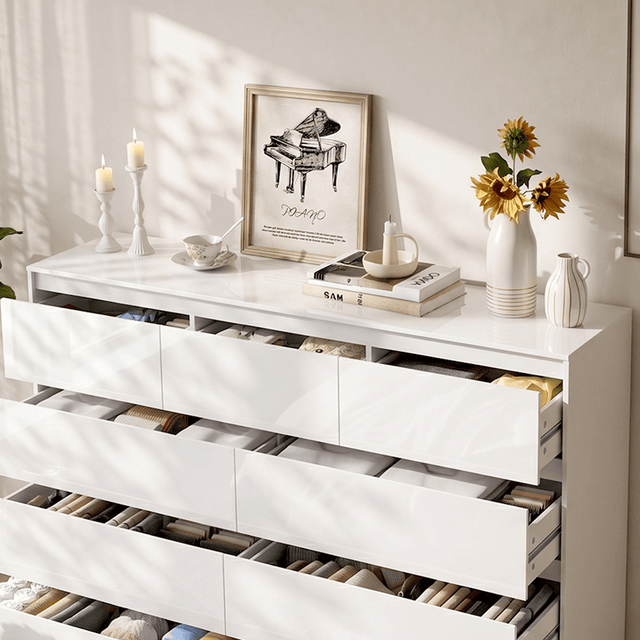 7/ 9/ 10/ 12 /18  Drawer Dresser Modern Chest of Drawers