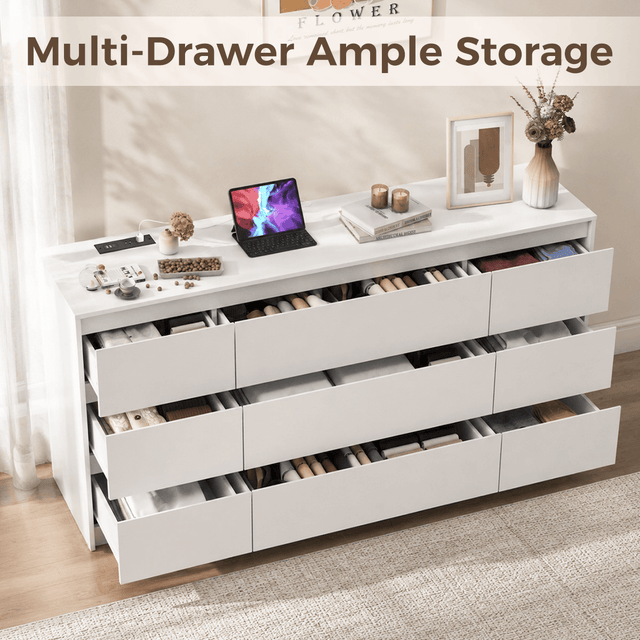 7/ 9/ 10/ 12 /18  Drawer Dresser Modern Chest of Drawers