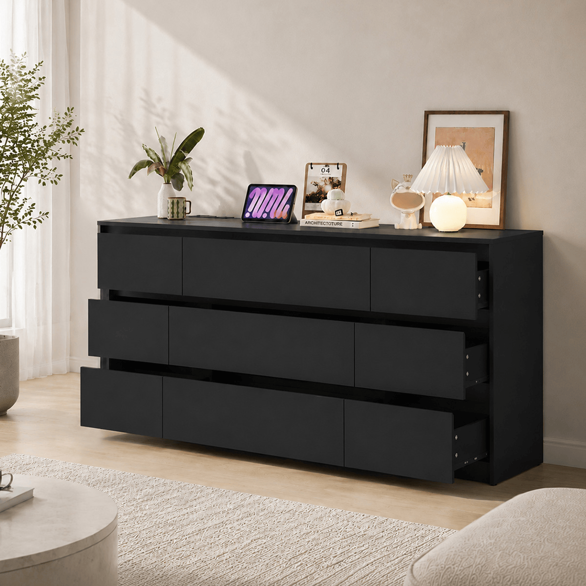 7/ 9/ 10/ 12 /18  Drawer Dresser Modern Chest of Drawers