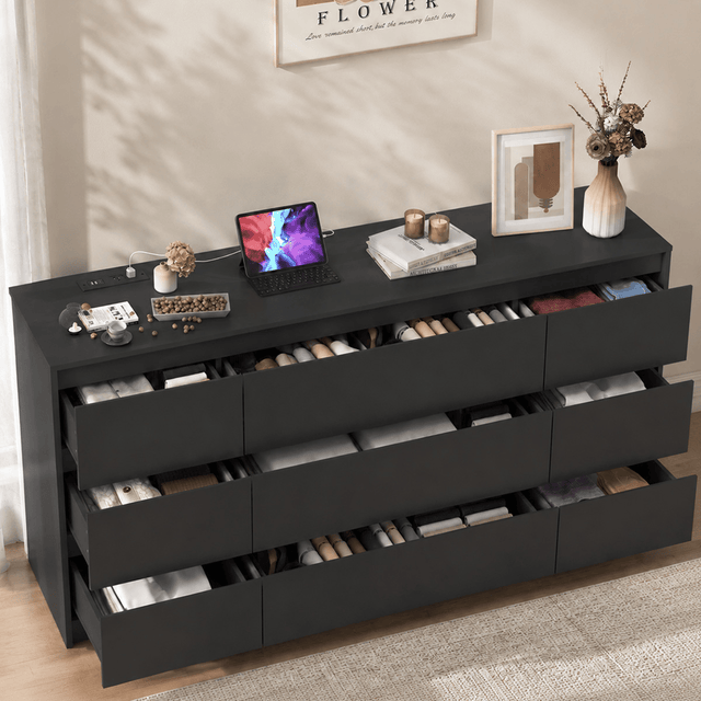7/ 9/ 10/ 12 /18  Drawer Dresser Modern Chest of Drawers