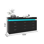 5/ 6/ 7/ 8/ 9/ 10/ 12/ 16 Drawer Dresser Modern Chest of Drawers