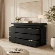 9 Drawer Dresser Modern Chest of Drawers