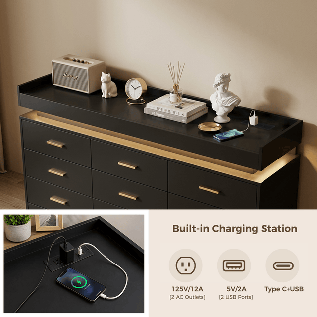 5/ 6/ 7/ 8/ 9/ 10/ 12/ 16 Drawer Dresser Modern Chest of Drawers