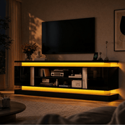 71"/ 81" Modern Electric Fireplace TV Stand Entertainment Center