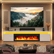 Electric Fireplace 71'/ 83“/ 90.2” Modern TV Stand Entertainment Center