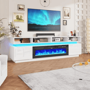 Electric Fireplace 63"/ 71"/ 82.7"/ 92.5" TV Stand Entertainment Center