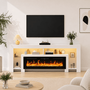 Electric Fireplace 82"/ 94.5" TV Stand Entertainment Center