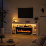 Electric Fireplace 82"/ 94.5" TV Stand Entertainment Center