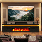 Electric Fireplace 71'/ 83“/ 90.2” Modern TV Stand Entertainment Center