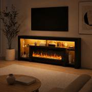 Electric Fireplace 82"/ 94.5" TV Stand Entertainment Center