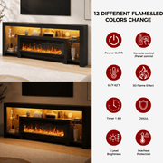 Electric Fireplace 82"/ 94.5" TV Stand Entertainment Center