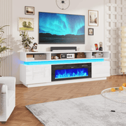 Electric Fireplace 63"/ 71"/ 82.7"/ 92.5" TV Stand Entertainment Center