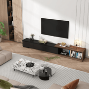 Extendable Modern TV Stand Entertainment Center