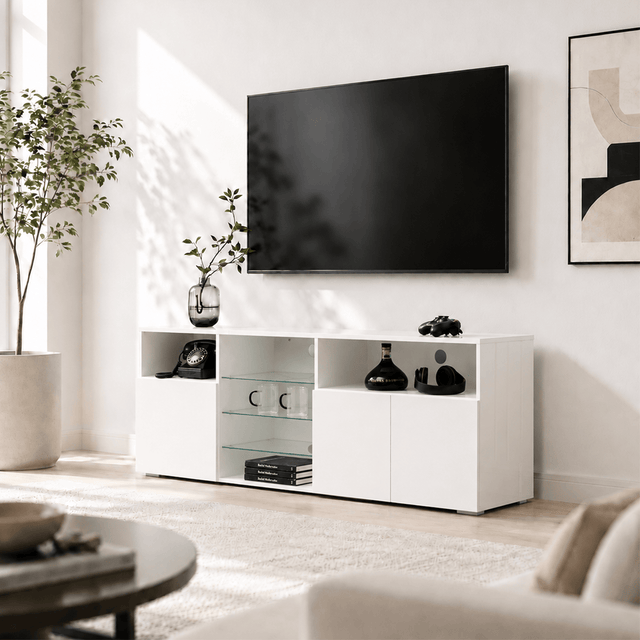 Modern Farmhouse TV Stand  75/80/85 Inch TVs