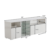 Modern Farmhouse TV Stand  75/80/85 Inch TVs