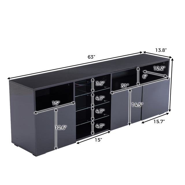 Modern Farmhouse TV Stand  75/80/85 Inch TVs