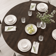Round Wood Kitchen Dining Room Table