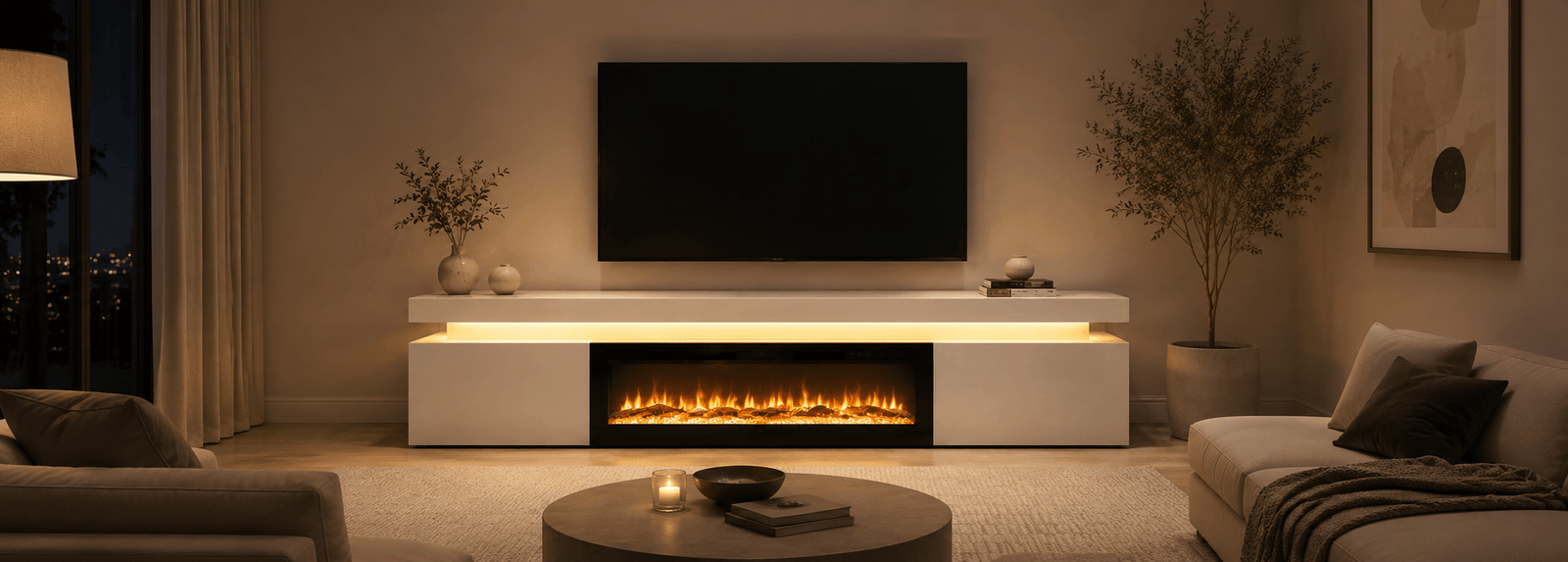 LED furniture night scene